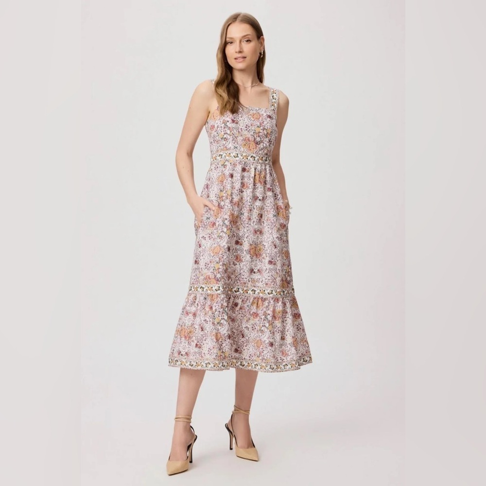 NWT Size 4 - Paige Fiori Linen/Cotton Dress (NEW US$ 299)